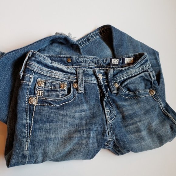 Miss Me Jean Rhinestone Cross Destroyed jk61278 - Picture 8 of 8